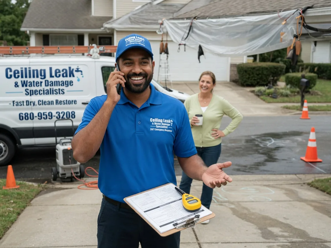 Ceiling Leak Cleanup Kensett, IA FAQs